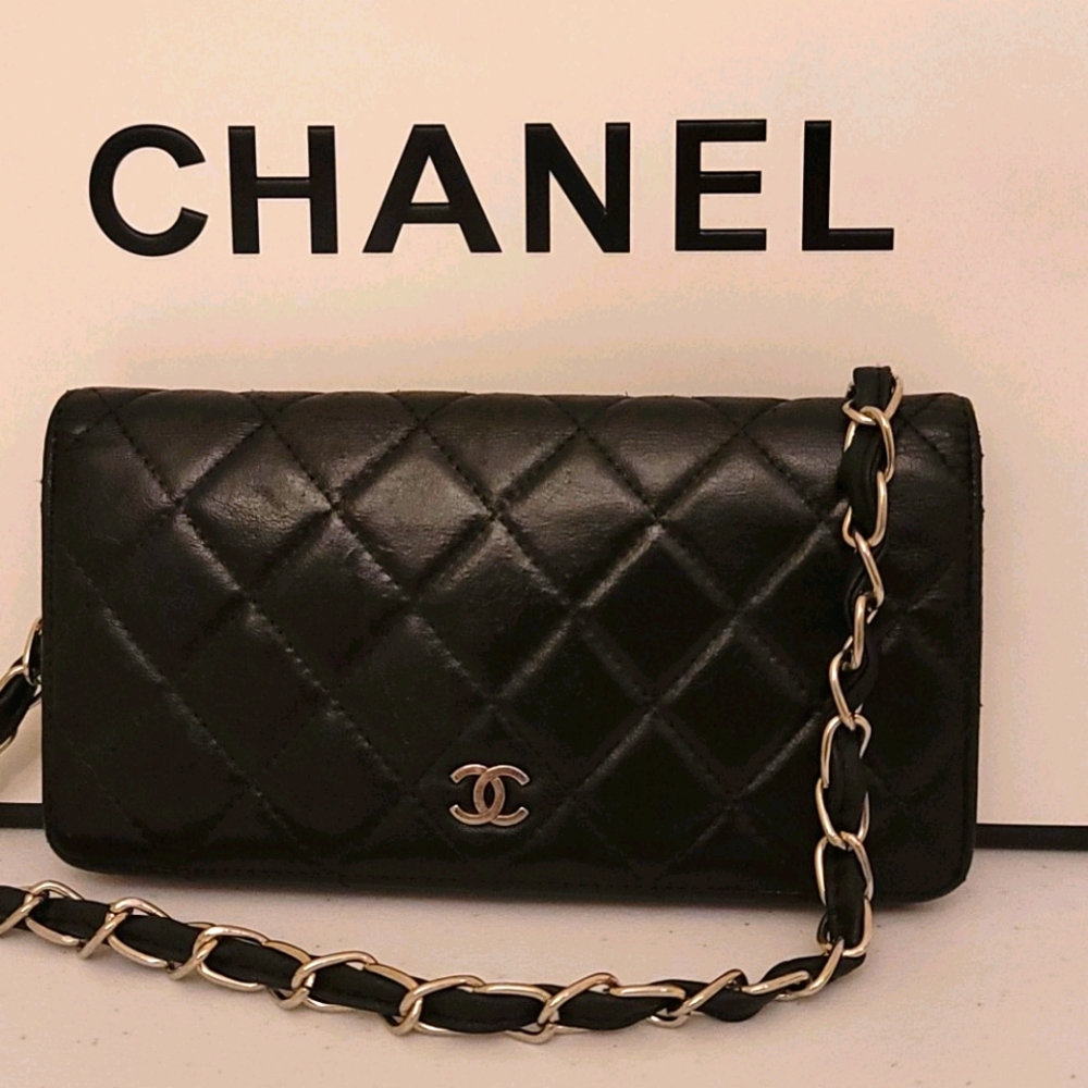 Chanel Matelasse Crossbody Bifold Clutch WOC